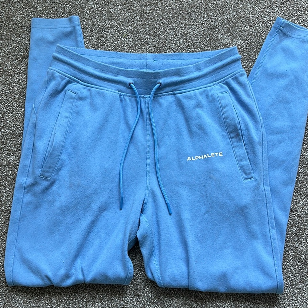 BLUE ALPHALETE LEGGING